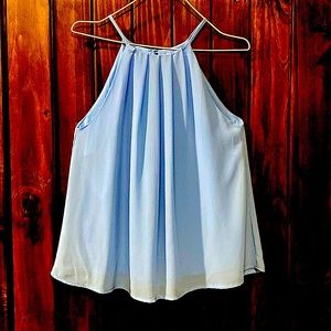 Cute pleated front halter tank. Size M